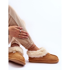 FB3 Pantuflas de Mujer Con Pelo, Marrón Lanoze 4