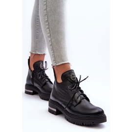 Lemar Botas Planas Mujer Piel Negro Charline 6