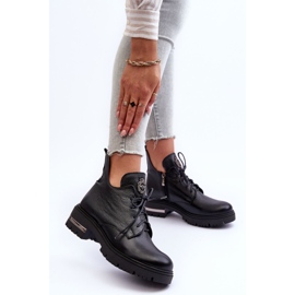 Lemar Botas Planas Mujer Piel Negro Charline 5