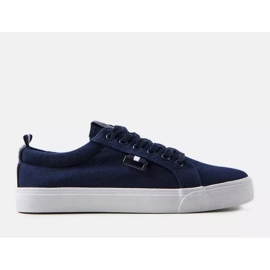 BM Zapatillas de hombre azul marino de Fremont 1