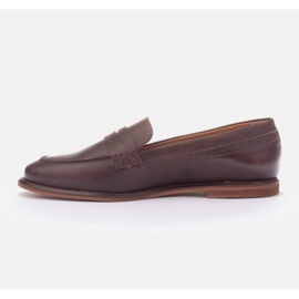 Marco Shoes Mocasines fabricados en piel natural. marrón 1