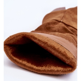 FJ1 Botas de ante Virdana marrones con tacones enormes marrón 2 FJ1 Botas de ante Virdana marrones con tacones enormes marrón 2