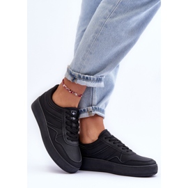 PE1 Zapatillas Deportivas Mujer Con Plataforma Negro Pudina 3