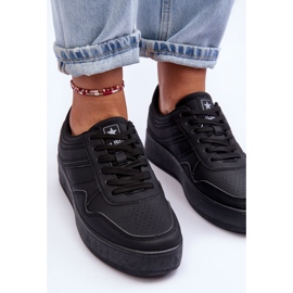 PE1 Zapatillas Deportivas Mujer Con Plataforma Negro Pudina 5