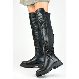 Botas de mujer Viris elasticas negras negro 1