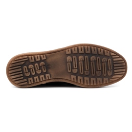 Kampol Zapatos casual hombre piel 22KAM, burdeos negro 4