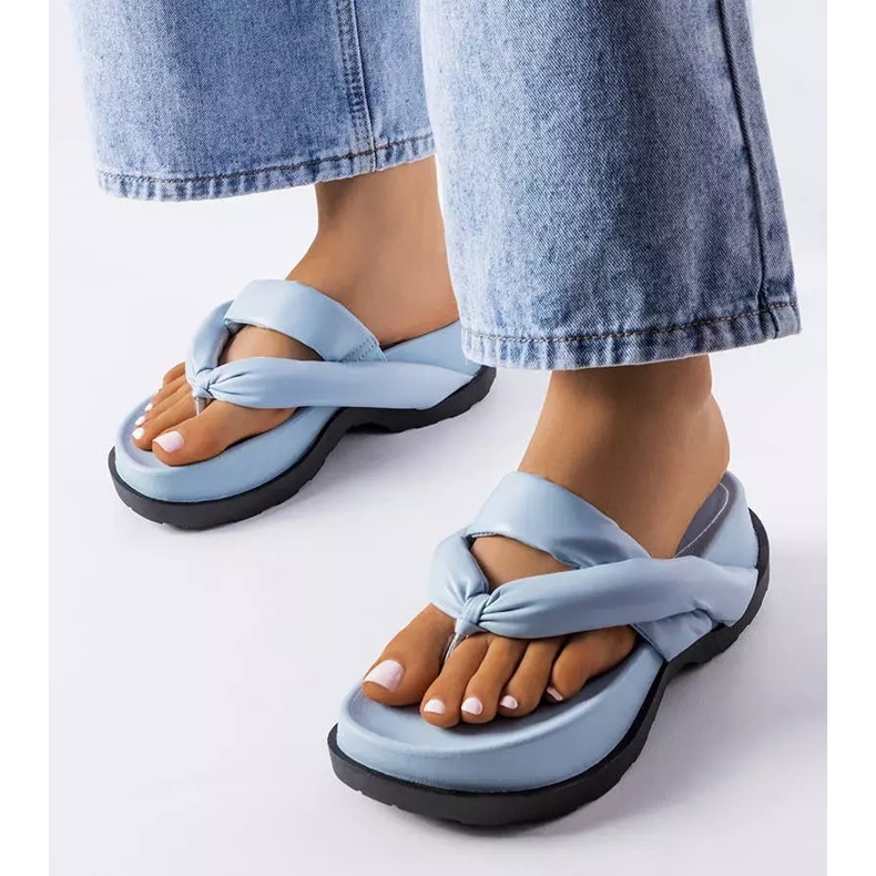 PA1 Sandalias azules con plataforma de Lachapelle 1