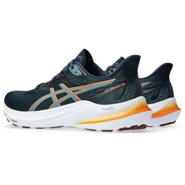 Zapatillas Asics GT-2000 12 M 1011B691 401 Azul Francés verde 2