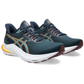 Zapatillas Asics GT-2000 12 M 1011B691 401 Azul Francés verde 5