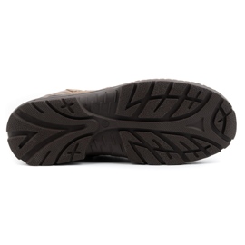 Olivier Botas de piel de invierno para hombre 354MP marrón oscuro 7
