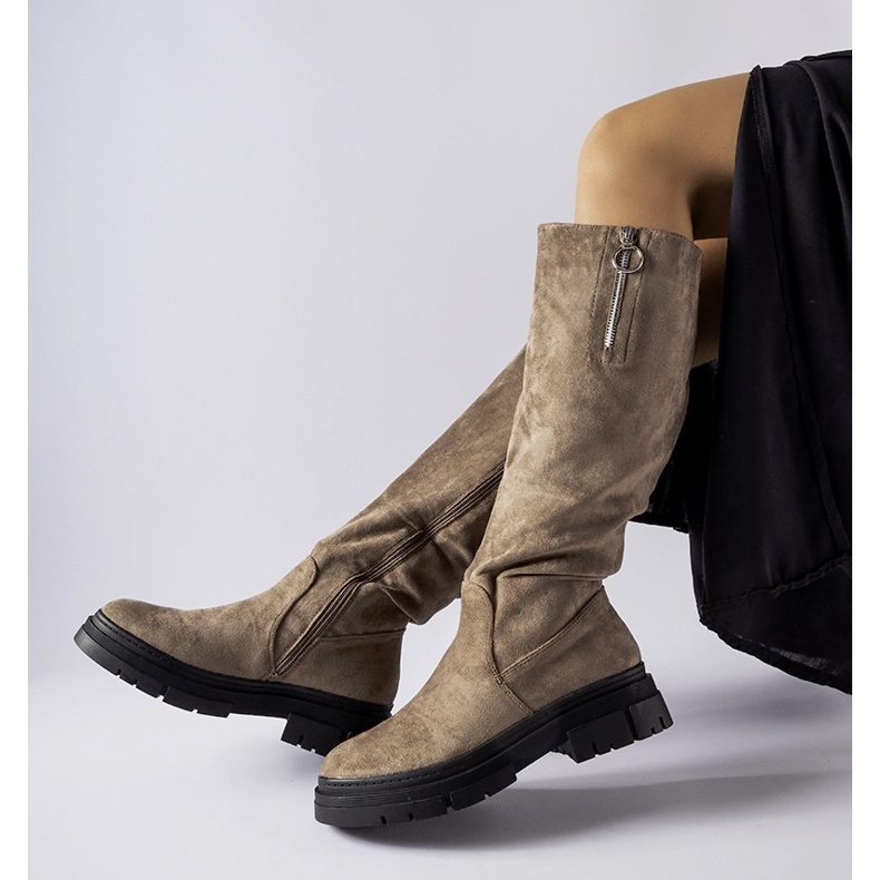 Botas Vinceza con aislamiento beige oscuro 2