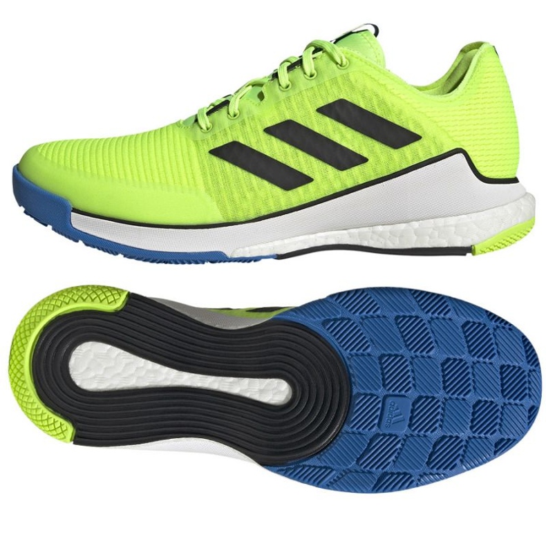 Zapatillas de voleibol Adidas CrazyFlight M HP3356 verde 1