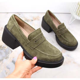 Zapatos mujer ante verde Filippo DP4685 2