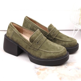 Zapatos mujer ante verde Filippo DP4685 3