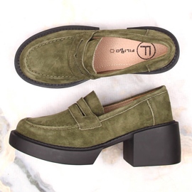 Zapatos mujer ante verde Filippo DP4685 4
