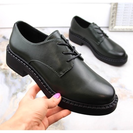 Zapatos con cordones de mujer verdes Sergio Leone BT194 2