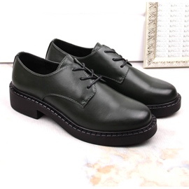 Zapatos con cordones de mujer verdes Sergio Leone BT194 3