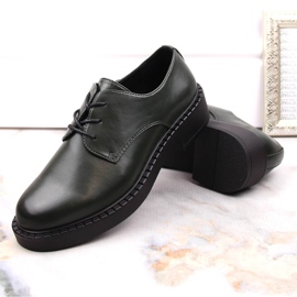Zapatos con cordones de mujer verdes Sergio Leone BT194 5