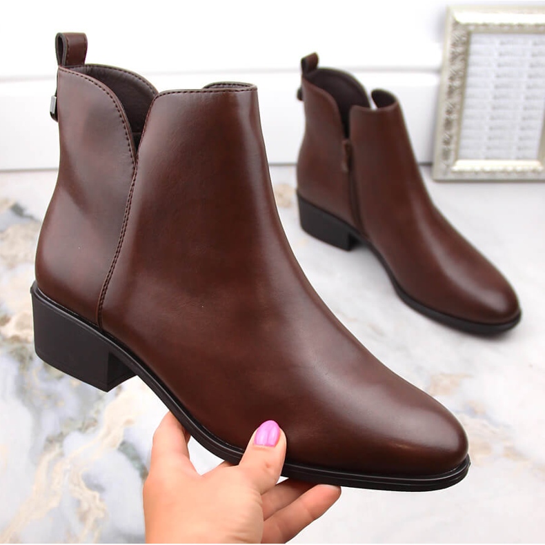 Botas Chelsea de mujer con aislamiento marrón Sergio Leone BT606 1