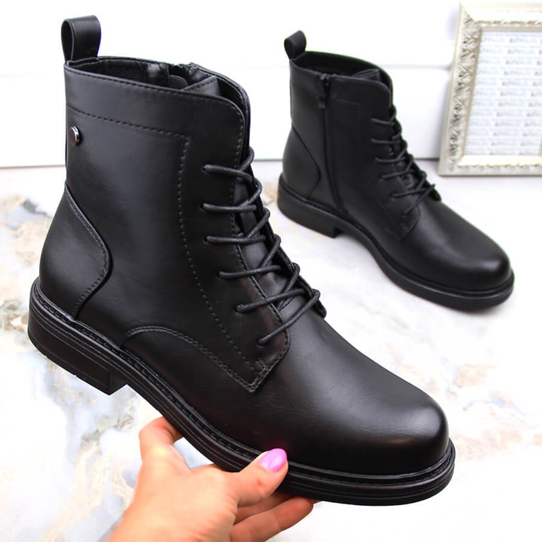 Botas negras clásicas con aislamiento para mujer de Sergio Leone BT590 negro 1