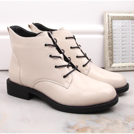 Botas aislantes de charol para mujer, beige, Vinceza 58166 2
