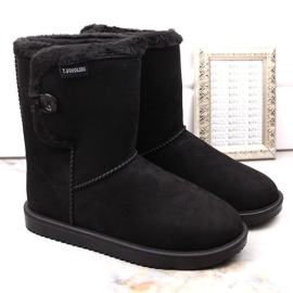 Botas de nieve esquimales de ante para mujer, negro, T.Sokolski EMU2244 2