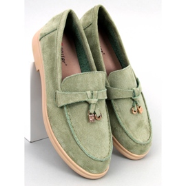 Mocasines de ante de Ottavia Green verde 4