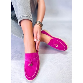 Mocasines de ante de Ottavia Fucsia rosado 3