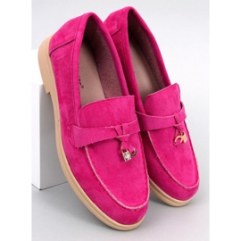 Mocasines de ante de Ottavia Fucsia rosado 4