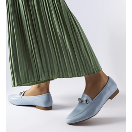 Mocasines Vinceza azul 1