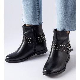 Botines negros con cuña forrada Anchorage 1
