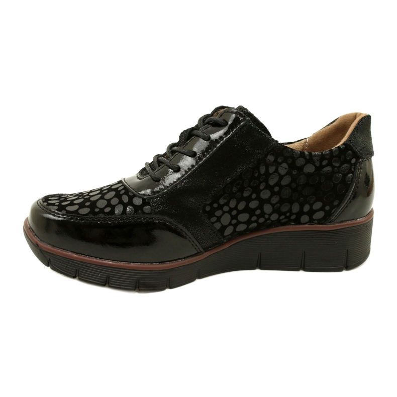 Filippo DP4912/23 BK zapatillas de piel, negro 1