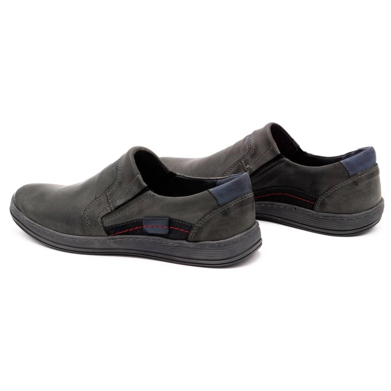 Olivier Mocasines hombre piel 520 gris 4 Olivier Mocasines hombre piel 520 gris 4