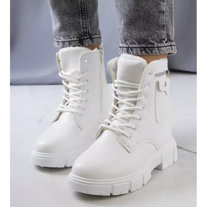 PA1 Botas mujer Foris blancas blanco 1