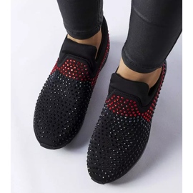 PA1 Deportivas negras decoradas con pedrería Berger negro 2
