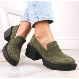 Zapatos mujer ante verde Filippo DP4685 5