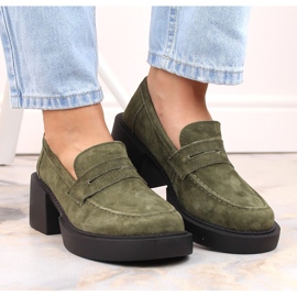 Zapatos mujer ante verde Filippo DP4685 7