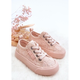 Deportivas caladas Big Star JJ374130 Nude rosado 5