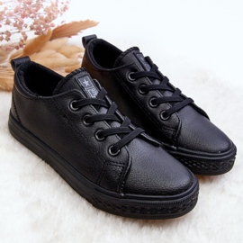 PE1 Deportivas Infantiles de Piel Negro Pauliana 5