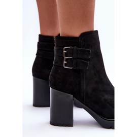 Botas Tacón Alto Ante Negro Makeline 4