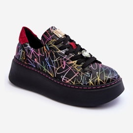 Zapatos Deportivos De Piel Con Plataforma Maciejka 06191-39 Multicolor 3