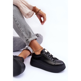 Deportivas de Piel con Plataforma Maciejka 06191-01 Negro 1