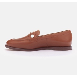 Marco Shoes Mocasines tipo mocasín de piel marrón 2