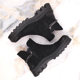 Botas trabajadoras mujer serraje negro Potocki 12028 3