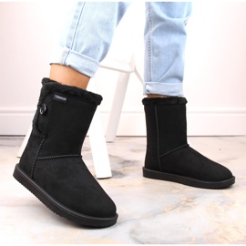 Botas de nieve esquimales de ante para mujer, negro, T.Sokolski EMU2244 5