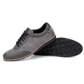 Olivier Zapato piel hombre gris 7007KB 4