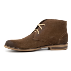 Kampol Botas de hombre, ante aislante 102KAM, marrón oscuro 1