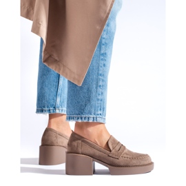 Zapatos mujer Shelovet ante beige 2