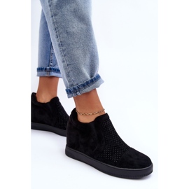 PS1 Botines Mujer Ante Decorados Negro Afarena 6