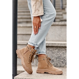 Botines Mujer Ante Insulados Beige Jailina 4